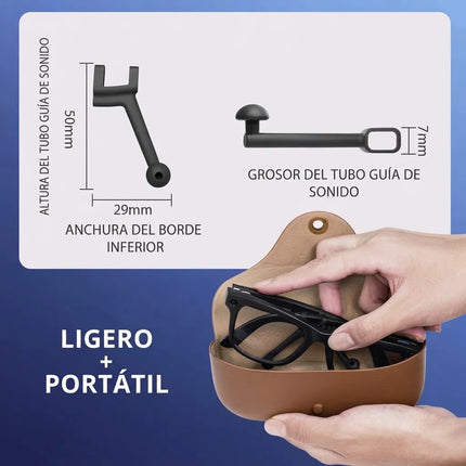 Clip Potenciador Altavoces Gafas Lentes Inteligentes Ray-ban
