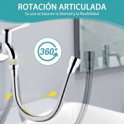 Manguera Extensión Flexible Grifo Fregadero Universal 30 Cm