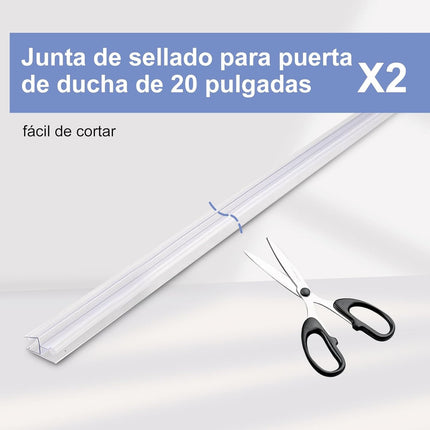 1 Mts Tira Sellado Guardapolvo Regadera Ducha Puerta Cristal