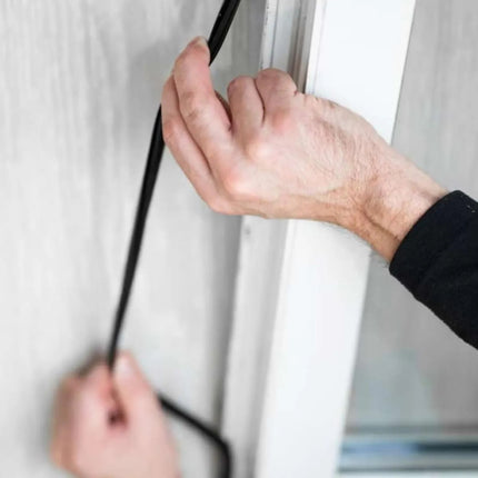 15m Burlete Aislante Polvo Ruido Puerta Ventanas Sello Goma