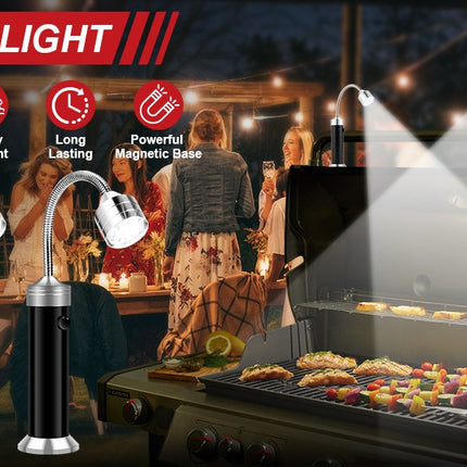 Luz Para Asador Iluminacion Lampara Con Iman Regalo Padre