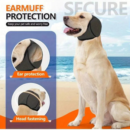 Orejeras Elasticas Perros Proteccion Ruido Capucha Baño