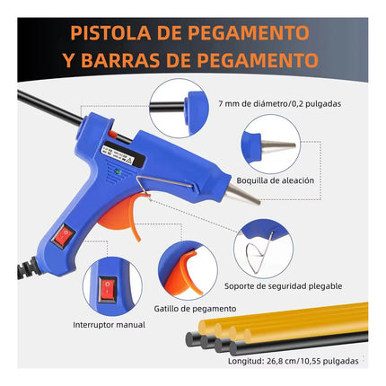 Kit Reparación Abolladuras Carro Sin Pintura Carroceria Diy
