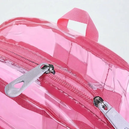 Mochila Transparente Impermeable Escolar Viaje Niños Adultos