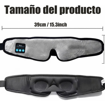 Antifaz Para Escuchar Musica Con Audifonos Bluetooth Mascara