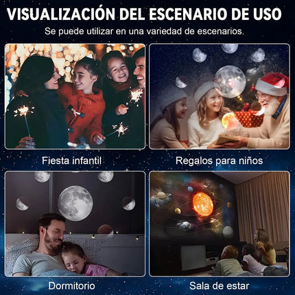 Proyector Galaxia Nebulosa Sistema Solar Dormitorio 13 Disco