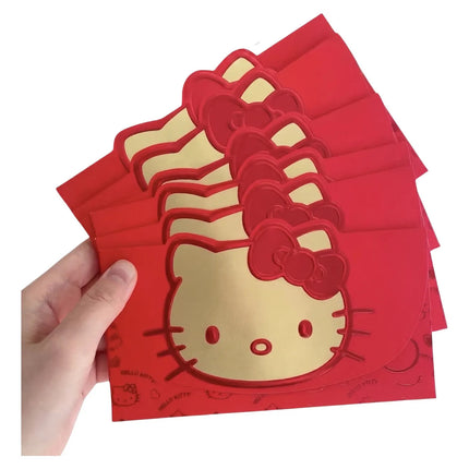 6 Sobres De Regalo Hello Kitty Para Dinero Regalo Cumpleaños