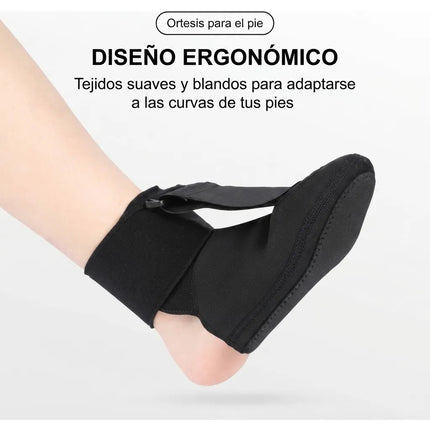 Férula Corrector Pie Caído Soporte Fasciti Plantar Ajustable
