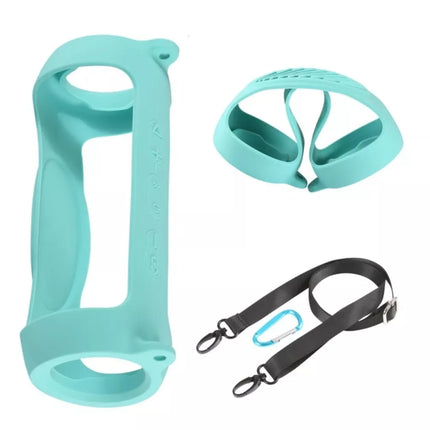 Funda de Silicona Uso Rudo para Jbl Charge 5 Con Gancho Y Correa