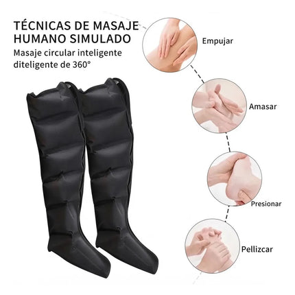 Masajeador Electrico De Pies Piernas Botas Aire Compresion