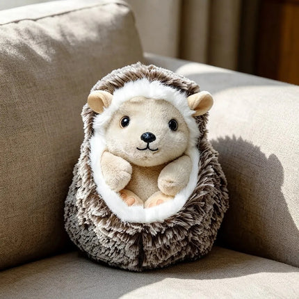 Peluche De Erizo Puercoespín Enrollable Juguete Regalo 10cm