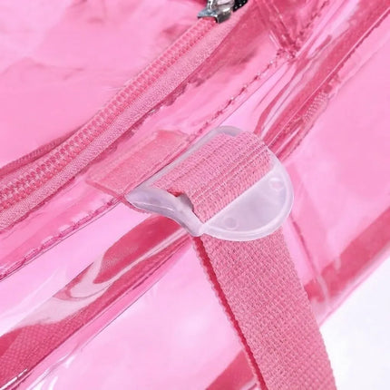 Mochila Transparente Impermeable Escolar Viaje Niños Adultos