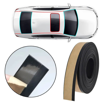 1 Metro Tira Sellado Ventana Cristal Impermeable Automovil