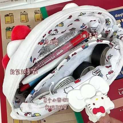 Lapicera Hello Kitty Escolar Kawaii Estuche Regreso A Clases
