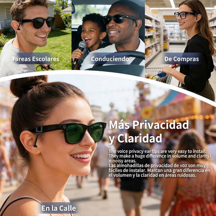 Clip Potenciador Altavoces Gafas Lentes Inteligentes Ray-ban