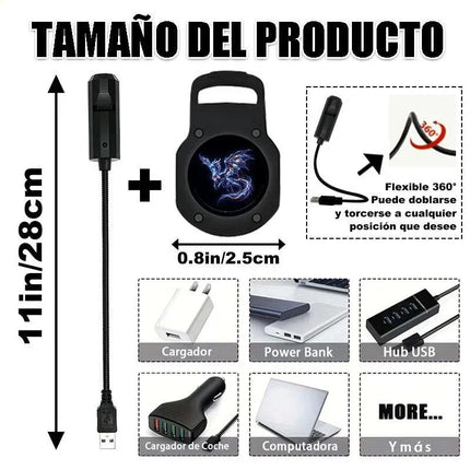 Proyector Dinosaurios Lampara Led Ambiental Cuarto+8 Discos