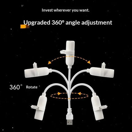 Proyector Galaxia Lampara Techo Usb Estrellas 15 Estilos Led
