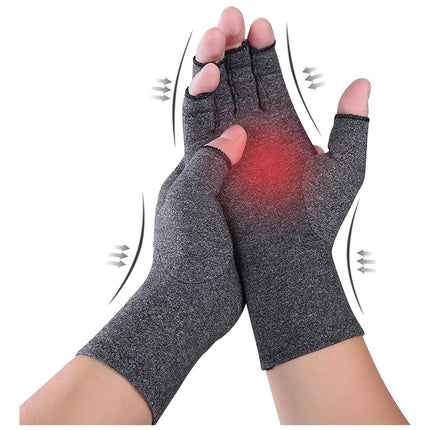 2 Guantes De Compresion Para Artritis Sin Dedos Terapeuticos