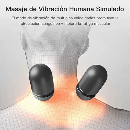 Almohada Masajeadora Electrica Dolor Cuello Cervical 3 Modos