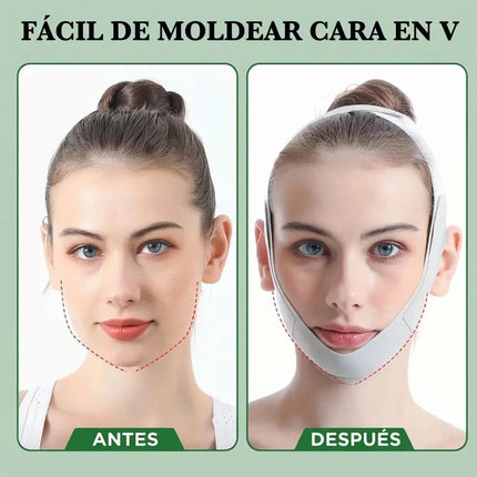 Faja Adelgaza Cara Reducir Papada Banda Estiramiento Facial