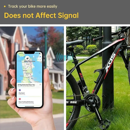 Soporte Oculto Airtag Bicicleta Portabotella Antirrobo Termo