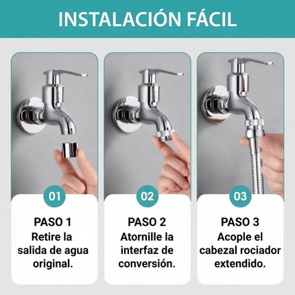 Manguera Extensión Flexible Grifo Fregadero Universal 30 Cm