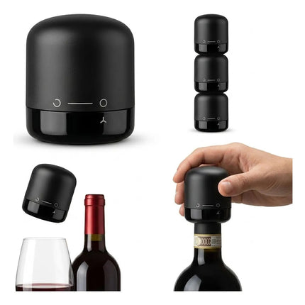 4 Tapones Para Champán Y Vino Espumoso Selladores De Vacío