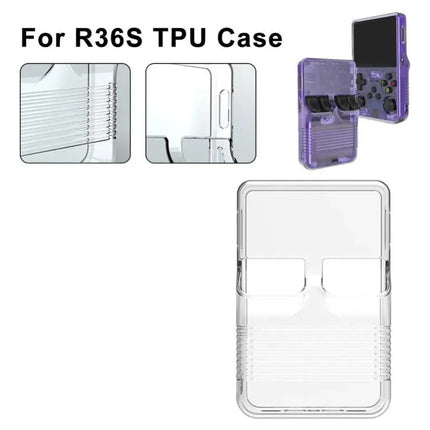 Funda Case Transparente Consola R36s Juegos Caja Portátil