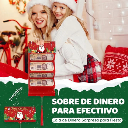 3 Sobres Tarjeta Navidad Para Billete Dinero Efectivo Regalo