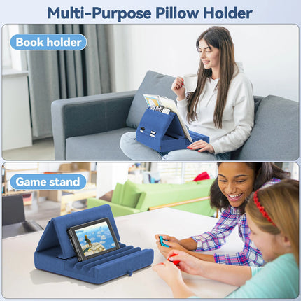Soporte Tablet iPad Cama Sofa Plegable Suave Con Bolsillo