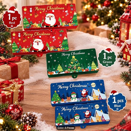 3 Sobres Tarjeta Navidad Para Billete Dinero Efectivo Regalo