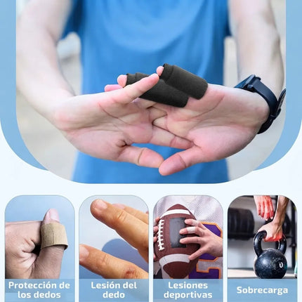 2 Fundas De Hielo Para Dedos Gel Terapia Frio Calor Artritis