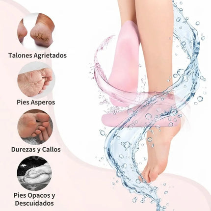 Calcetines De Silicona Hidratacion Para Pies Seco Agrietados