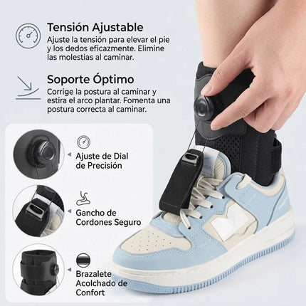 Soporte Ergonomico Pie Caido Ajuste De Perilla Inmobilizador