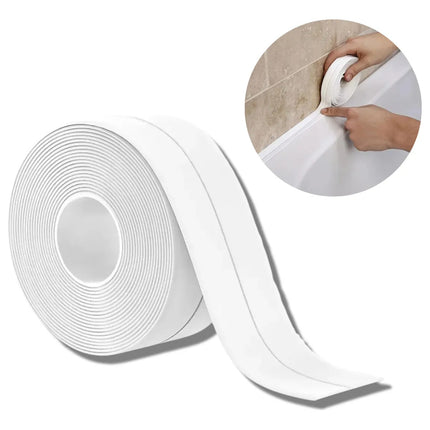 3.2m Tira Cinta Selladora Impermeable Pvc Antihumedad Baño