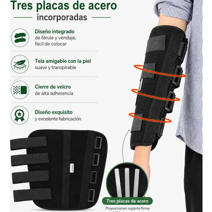 Soporte Inmovilizador De Codo Ajustable Estabilizador Ferula