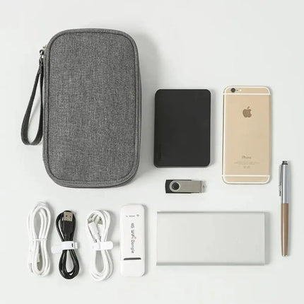 Bolsa Cartera Organizadora Viaje Pasaporte Documentos Cables