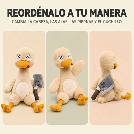 Peluche Magnético Pato Antiestrés Desmontable Juguete Felpa