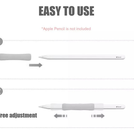 Soporte Grip Para Apple Pencil Silicon Funda Anti Deslizante