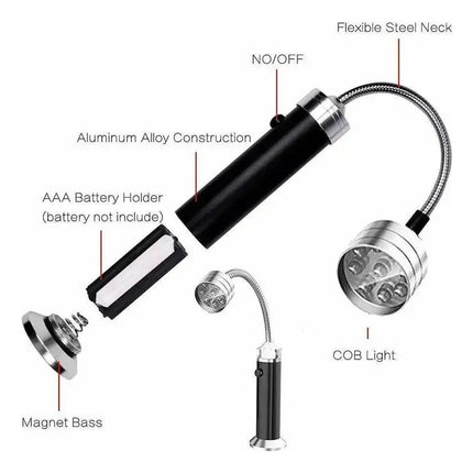 Luz Para Asador Iluminacion Lampara Con Iman Regalo Padre