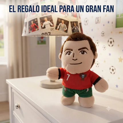 Peluche Cristiano Ronaldo Cr7 Futbol Coleccionable 18x14 Cm