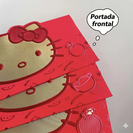 6 Sobres De Regalo Hello Kitty Para Dinero Regalo Cumpleaños