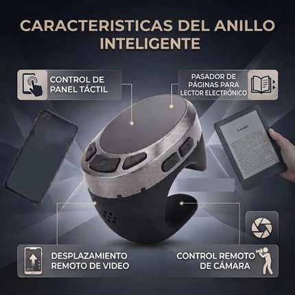 Anillo Inteligente Tactil Inalambrico Control Paginas Selfie