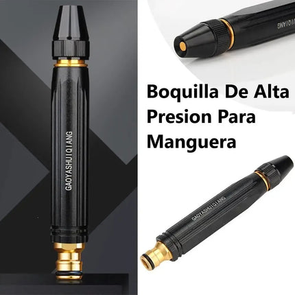 2 Boquilla Alta Presión Ajustable Para Manguera 3 Boquillas