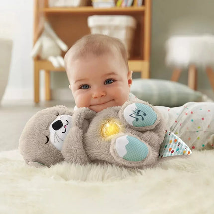 Peluche Nutria Animal Que Respira para Bebes ayuda a Dormir, Sueño
