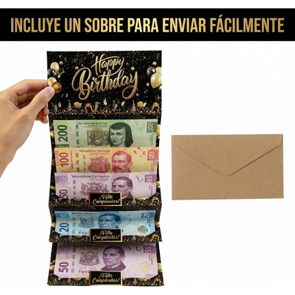 Sobres De Dinero Sorpresa Regalo Fiestas Feliz Cumpleaños