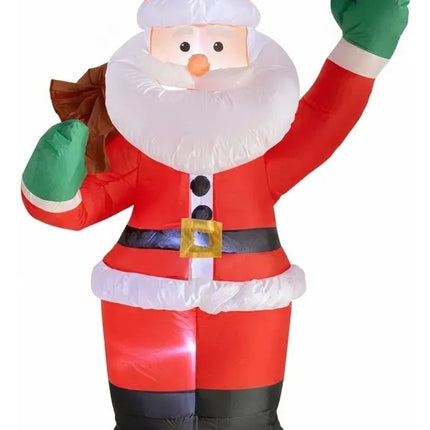Inflable Navidad Santa Claus Decoracion Exterior Con Luz 1.8