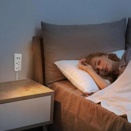 Multicontacto Extensible De Pared Giratorio Con Usb Tipo C