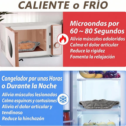 Almohadilla Térmica Para Microondas Dolor Cuello Y Hombros