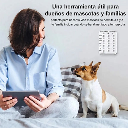 Recordatorio Alimentacion Mascota Tabla Pastilla Medicamento